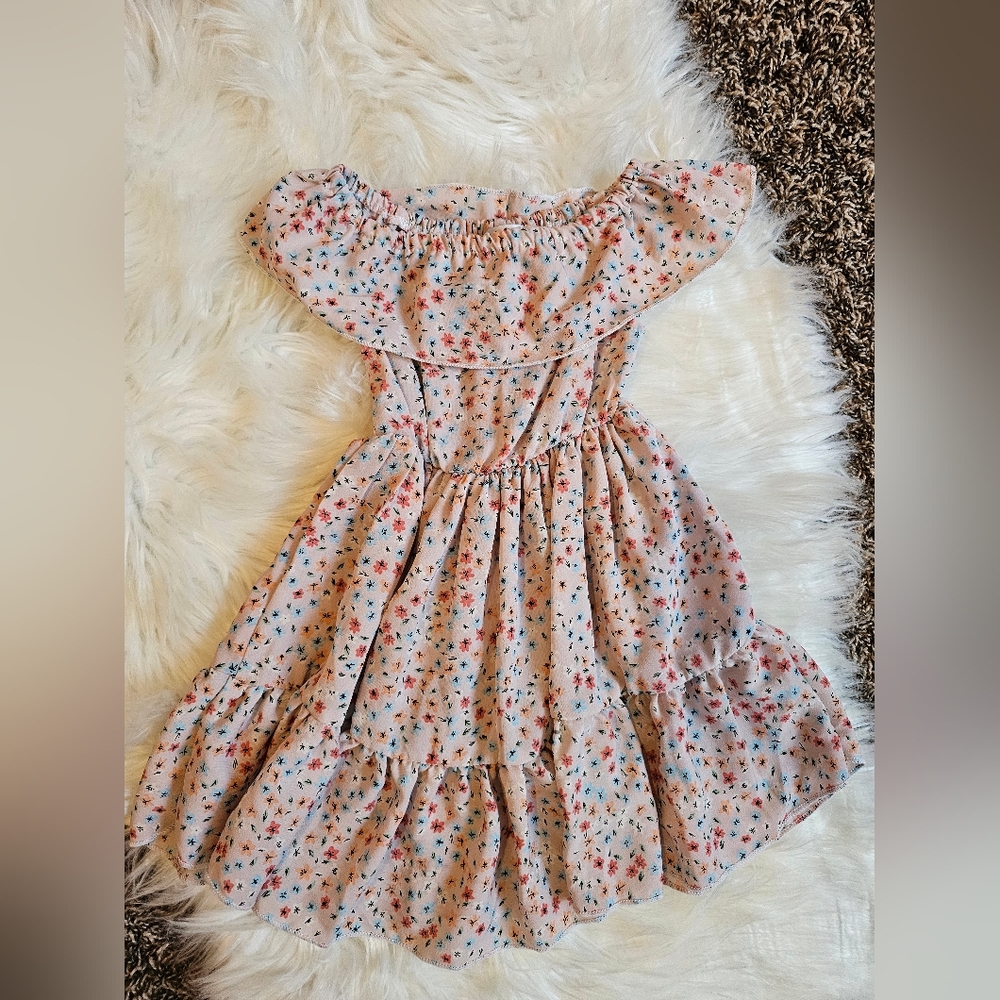 Baileys Blossoms Off The Shoulder Floral Dress